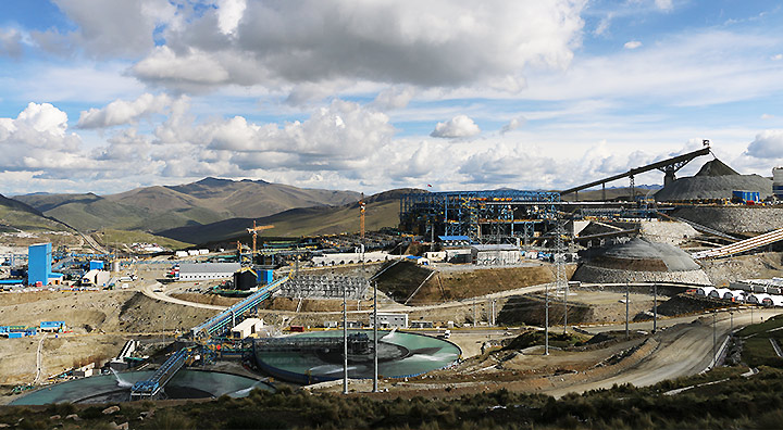 Las Bambas registra más de 100 millones de toneladas de mineral procesado en planta concentardora sin accidentes