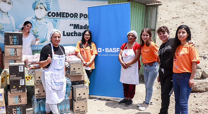 BASF Peruana entrega donación a la organización Banco de Alimentos Perú