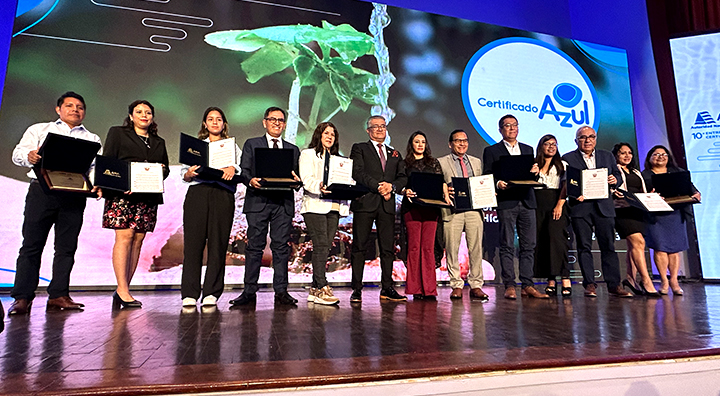 Minera Coimolache de Buenaventura recibe por cuarta vez el Certificado Azul de la ANA