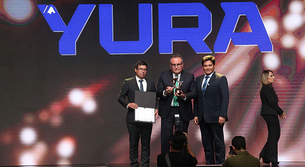 Yura gana premio Creatividad Empresarial  por sus Cementos elaborados con Puzolana Natural