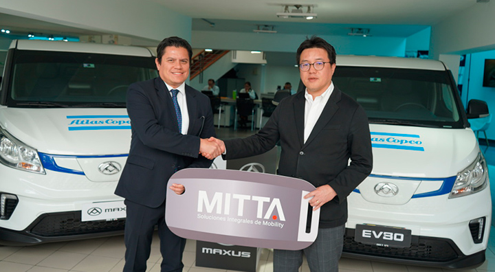 Atlas Copco amplia su flota de vehículos de servicio 100% eléctrica en el Perú, reafirmando así su compromiso con la sostenibilidad de sus operaciones