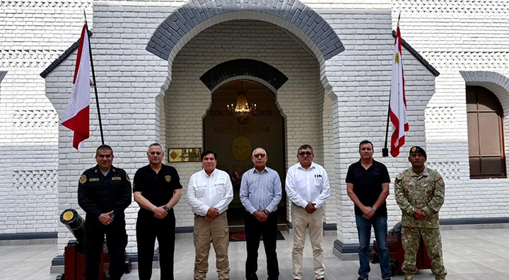 Ministerios de Defensa, Interior y Energía y Minas articulan coordinación para fortalecer lucha contra la minería ilegal