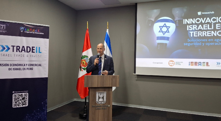 Delegación israelí presenta en Perú innovadoras soluciones en agua y seguridad