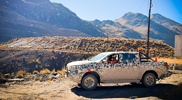 Volcan y Toyota del Perú ponen a prueba una pick-up 100 % eléctrica en minería subterránea