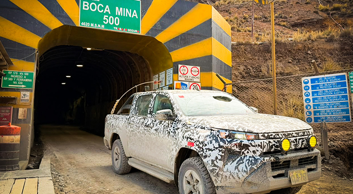 Volcan y Toyota del Perú ponen a prueba una pick-up 100 % eléctrica en minería subterránea
