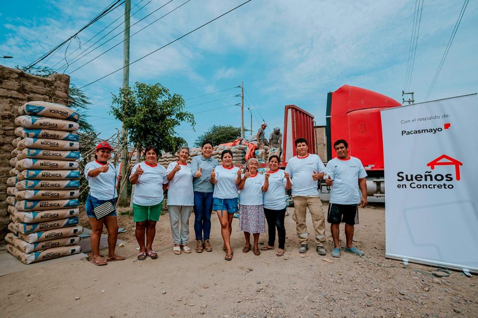 Cementos Pacasmayo contribuye a mejorar la calidad de vida de más de 13,000 personas a través de Sueños en Concreto