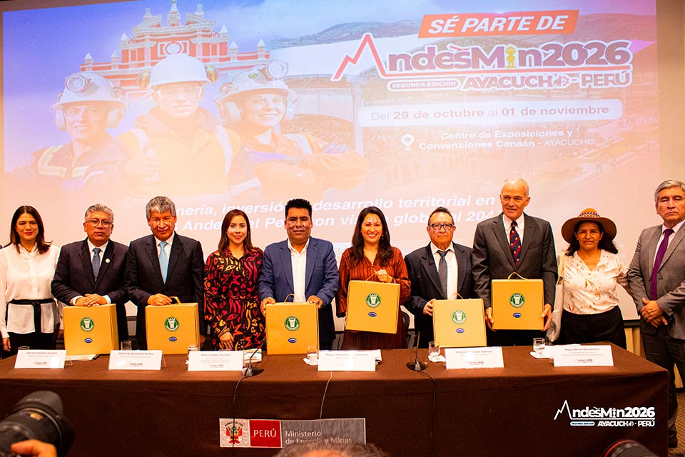 ANDESMIN 2026: gobierno espera que cinco proyectos mineros en el centro vean la luz antes del 2031